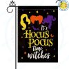Halloween-Flag-Holiday-Decoration-It's-Hocus-Pocus-Time-Witches