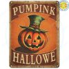 Halloween-Metal-Sign-Pumpink-Hallowe-Halloween-Decorations