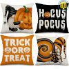 Set-of-4-Black-Orange-Hocus-Pocus-Trick-or-Treat-Halloween-Throw-Pillow