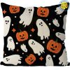 Set-of-4-Ghost-Pumpkins-Halloween-Throw-Pillow