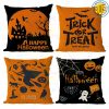Set-of-4-Happy-Halloween-Trick-or-Treat-Pumpkin-Halloween-Throw-Pillow