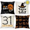 Set-of-4-October-31-Skeleton-Horror-Pumpkin-Face-Halloween-Throw-Pillow