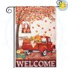 Thanksgiving-Flags-Holiday-Decoration-Welcome-Garden-Flag-Truck-of-Pumpkin-Gnome