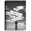 canvas-wedding-sign-personalized-street-sign-black-and-white-canvas-prints-with-name-date