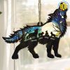 Custom-Suncatcher-Ornament-Family-Gift-Mama-Wolf-Shaped