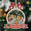 Snowflake-and-Ball-Charm-Family-Name-Personalized-3-Layers-Shaker-Ornament-Christmas-Gift