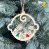 Custom-Gift-Baby's-First-Christmas-Family-Personalized-4D-Shaker-Ornament-Baby-Head-Shape